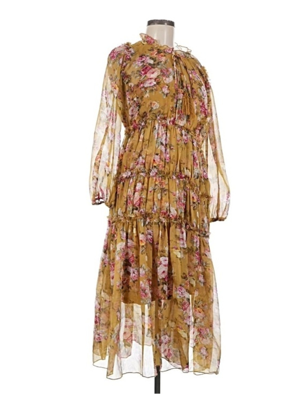 O.P.T Ruffled Bohemian Dress